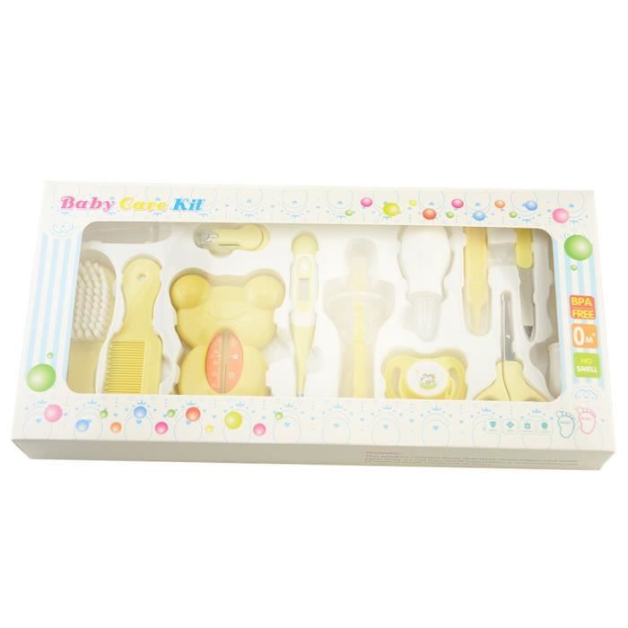 Bebe Confort Trousse De Soin Essentiel De Toilette Complete 13 Pieces Jaune Jaune Achat Vente Set De Soin Cdiscount