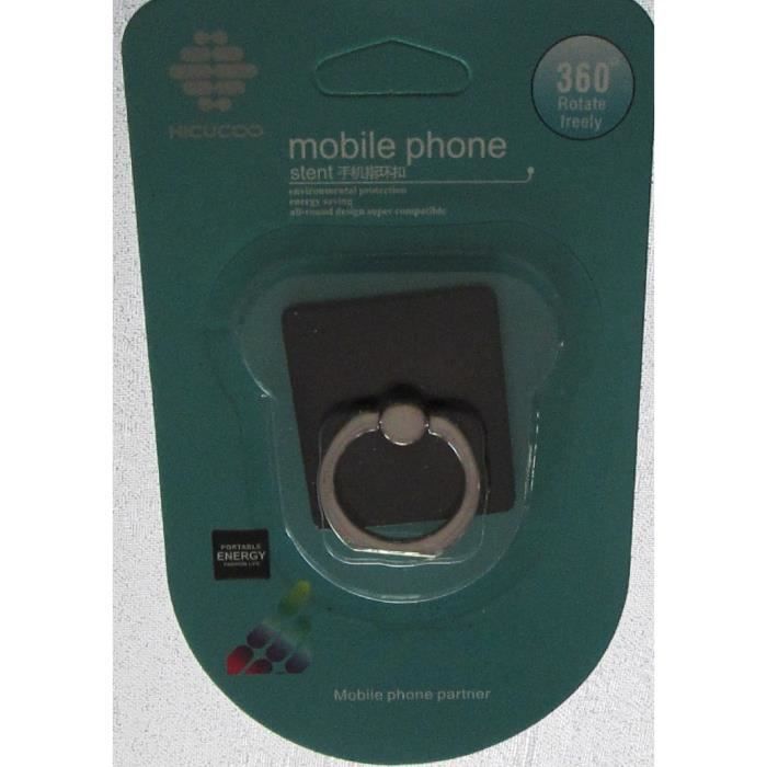 Support téléphone universel ring bague noir Cdiscount Téléphonie