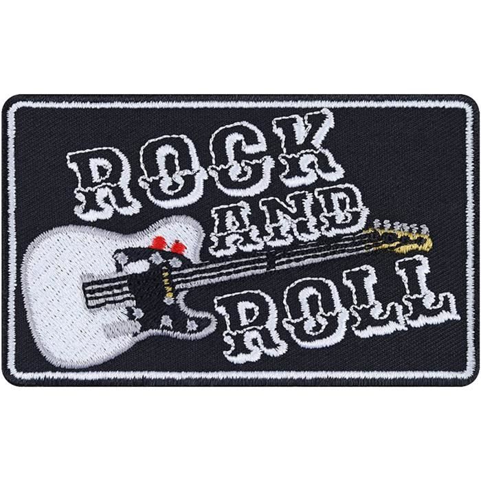 Écusson Thermocollant NIRVANA Smiley Drunk Biker - 100x30 Mm - Fabriqué En Allemagne - Résistant Lavage