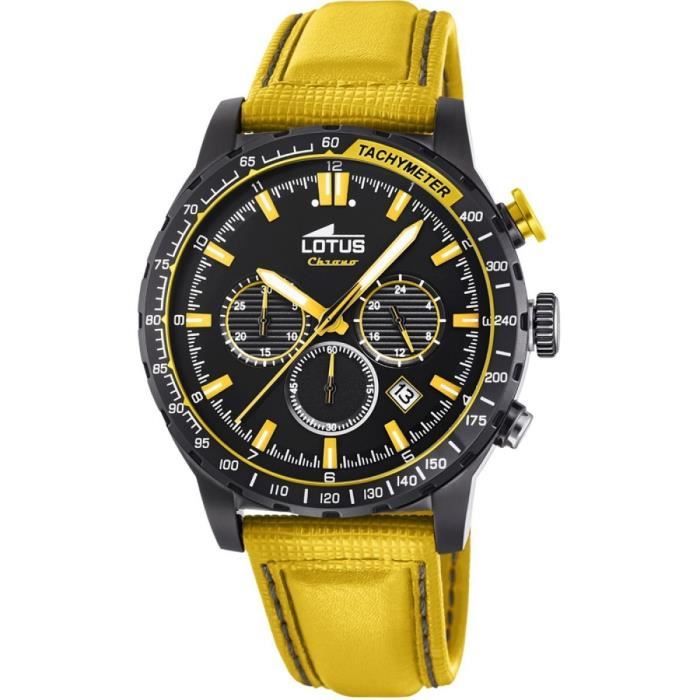Montre or on sale jaune homme