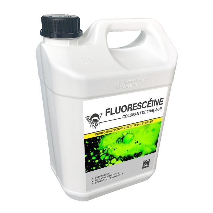 Méduze - Colorant fluorescéine prêt à l’emploi 5L