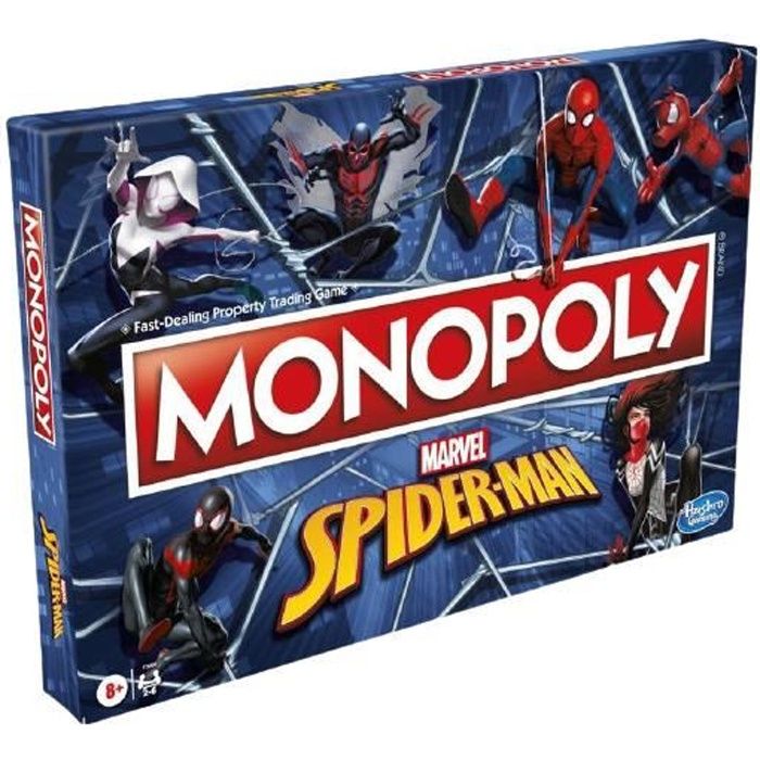 Monopoly jeu de société SpiderMan Cdiscount Jeux Jouets Monopoly jeu de société SpiderMan Cdiscount Jeux Jouets
