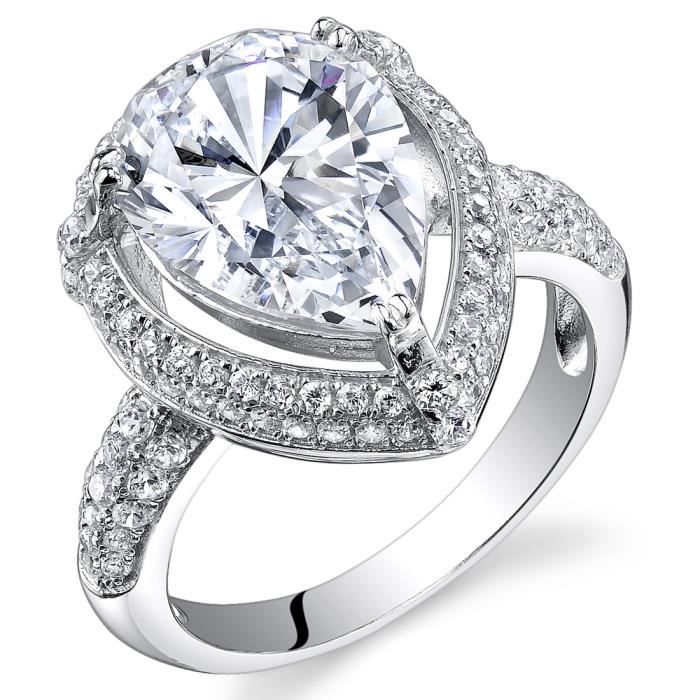 bague solitaire poire argent bague solitaire poire argent