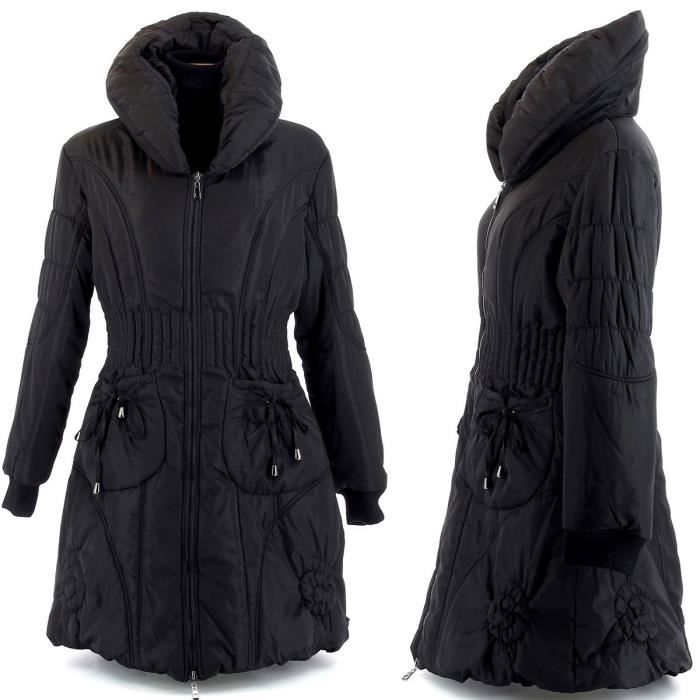 Doudoune Longue Manteau Parka - LUTECIA - Femme - - Achat ...