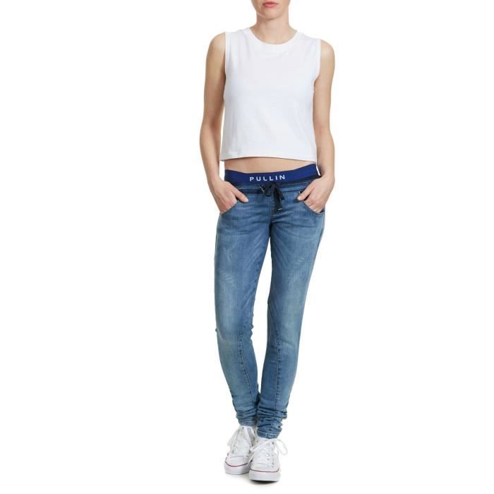 Jeans Jog Pull-in Tapered Dngf Laser Used Bleu Use Femme Bleu - Cdiscount  Prêt-à-Porter