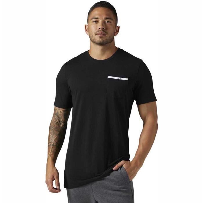 reebok classic t shirt homme noir