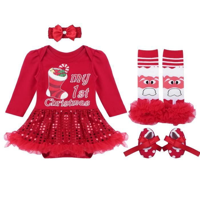Ensemble Vetement Bebe Fille Costume Noel Photographie Christmas Tenue 0 12 Ans Cdiscount Jeux Jouets