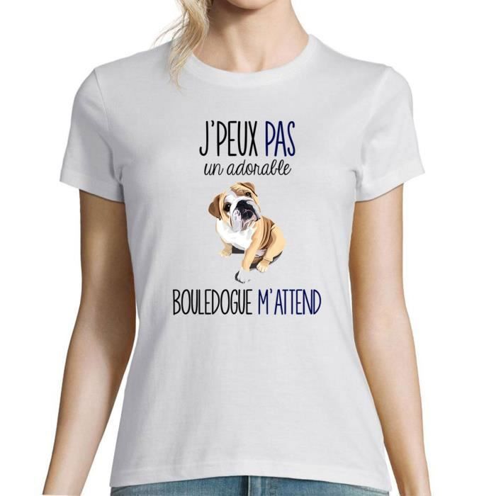 Tee shirt bouledogue deals
