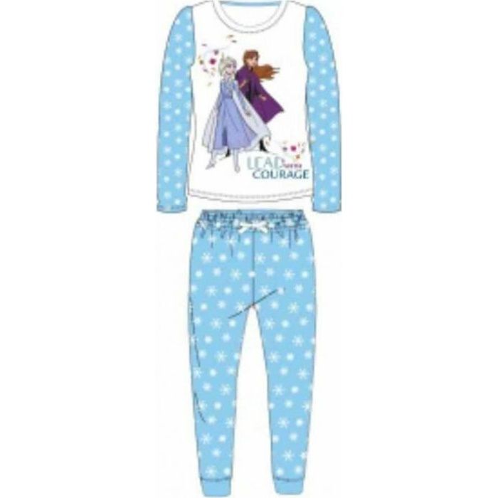 Disney Reine Elsa Chemise de nuit pyjama pyjama lingerie de nuit turquoise manches courtes 