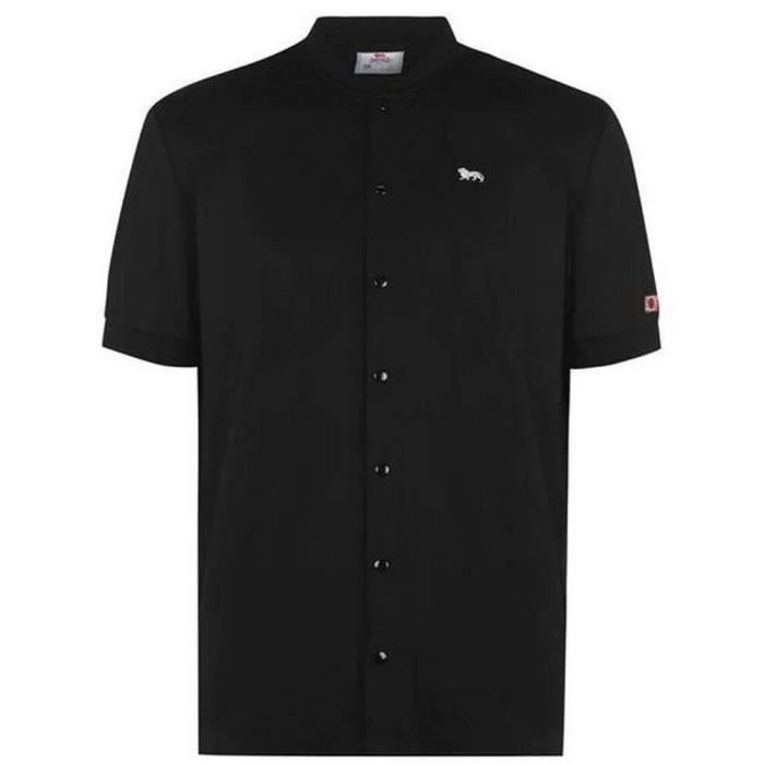 chemise de baseball noire lonsdale homme