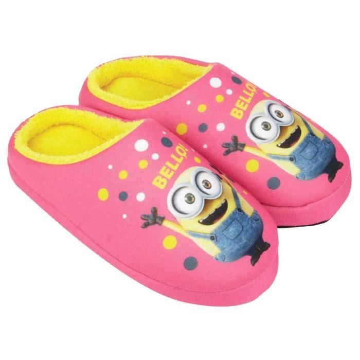 Pantoufle,Pantoufles chaudes pour hommes et femmes, chaussures plates d