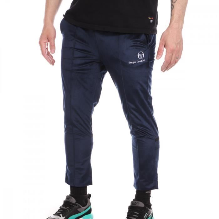 Jogging Homme - Sergio Tacchini - MW88 - Marine - Coupe classique - Peau de pêche