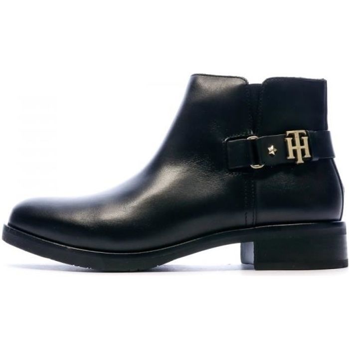bottine femme noir tommy hilfiger