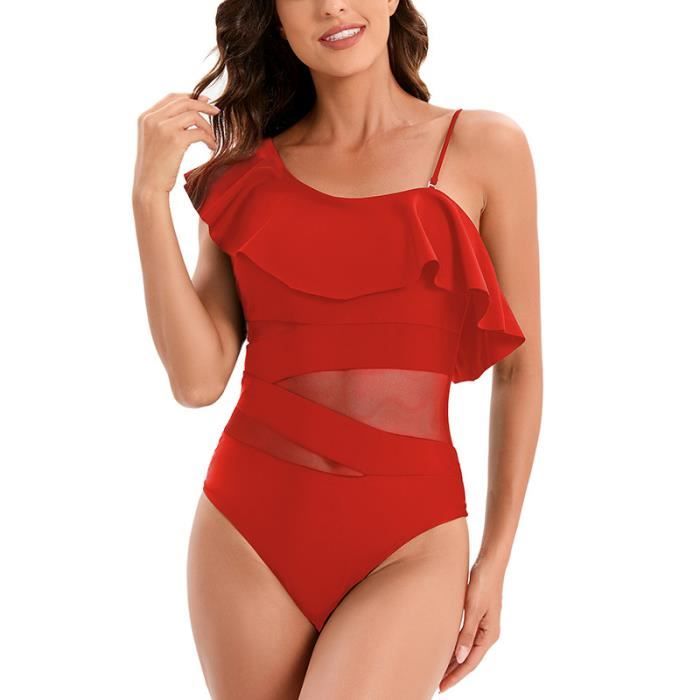 Maillot de bain 1 piece froufrou 2025