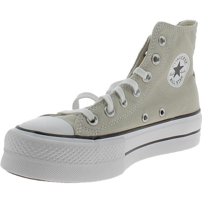 chaussures multisport converse ctas lift hi chaussures de sport femme beige a02432c