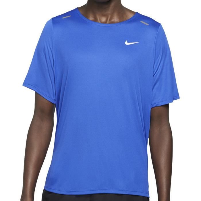 T-shirt de Running Homme Nike Wild Run - Bleu - Manches Courtes