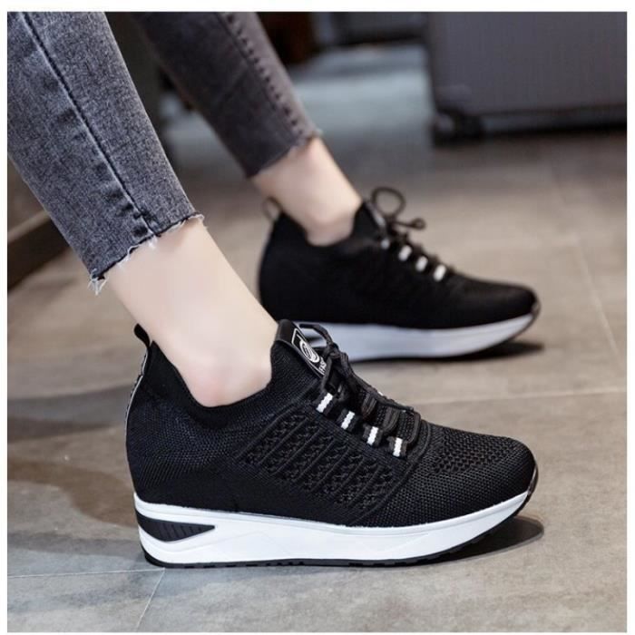 Chaussures Plates Slip-on Pour Femme - Maille Respirante, Ultra Légères, Confort Maison Et Extérieur