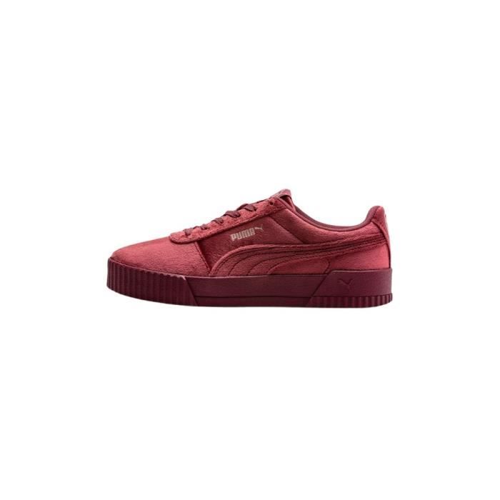 Puma velour rouge outlet