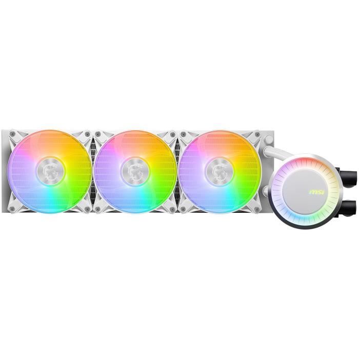 Refroidissement PC – MSI – 306-7ZW6E21-C24 / 306-7ZW6E24- – MAG CORELIQUID E360 WHITE