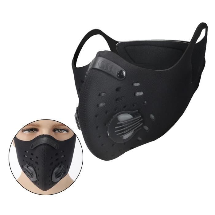 NEUFU Masque De Sport Anti-Pollution Avec Filtre Pour Moto Vélo