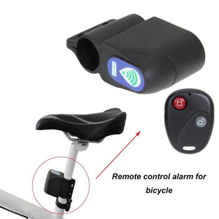 Verrouillage Vélo Antivol Avec Alarme Sans Fil Et Télécommande - Sécurité Puissante Pour Votre Deux-Roues