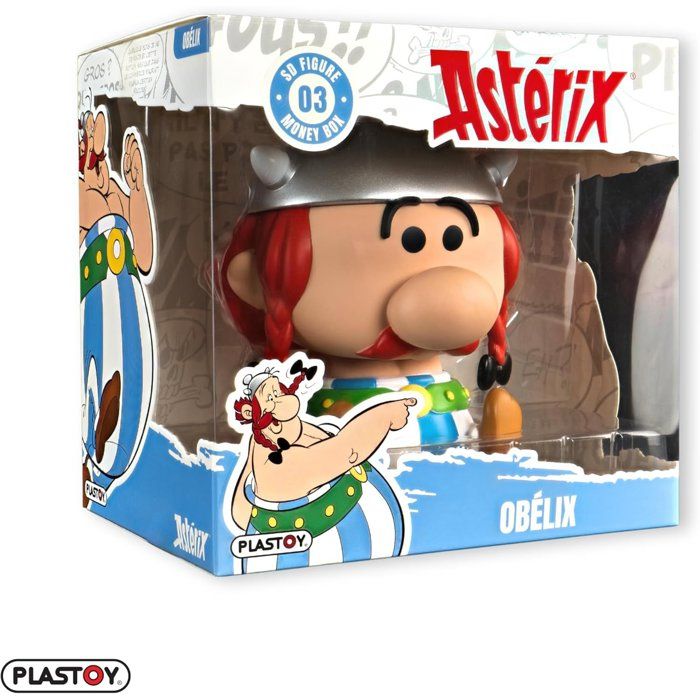 Plastoy Tirelire Asterix Chibi Obélix