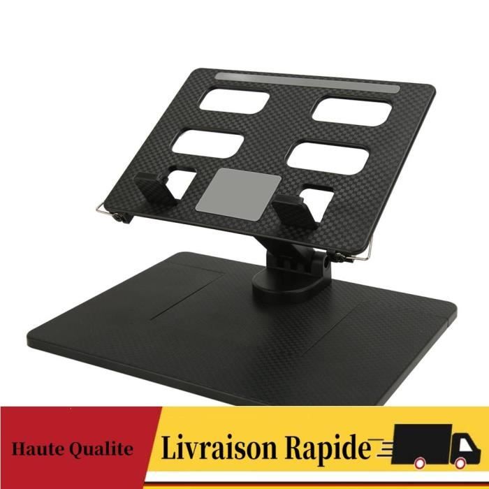 Qiilu Support PC Portable avec Base Rotative à 360° et Réglable Support ...