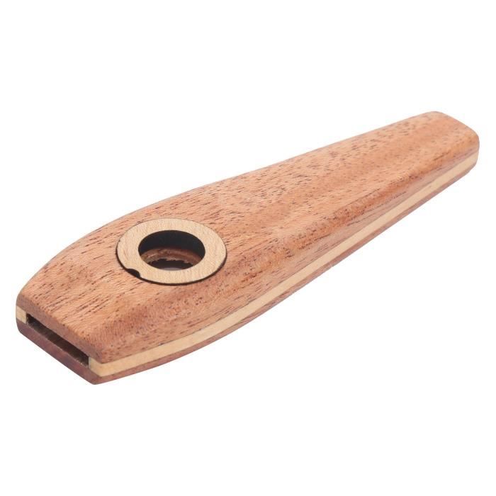 Kazoo de jeu traditionnel bicolore en métal rouge et laiton de qualité supérieur 9318051151789