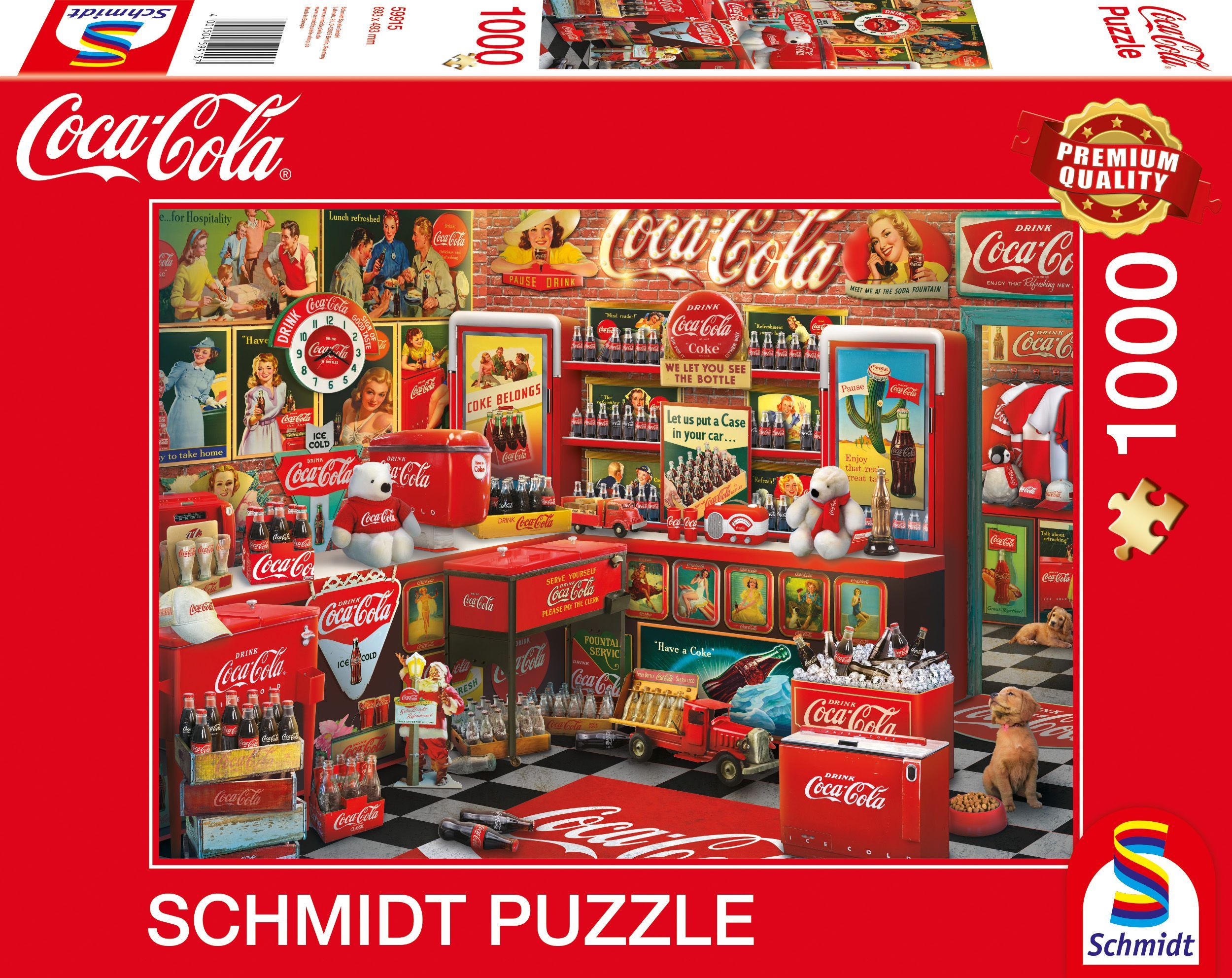 Coca Cola Nostalgia Puzzle 1000 pièces SCH4001504599157 paysage - vue 6