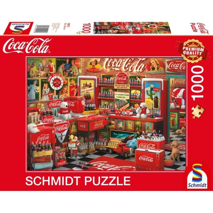 Puzzle Coca Cola Nostalgie 1000 pièces - SCHMIDT SPIELE