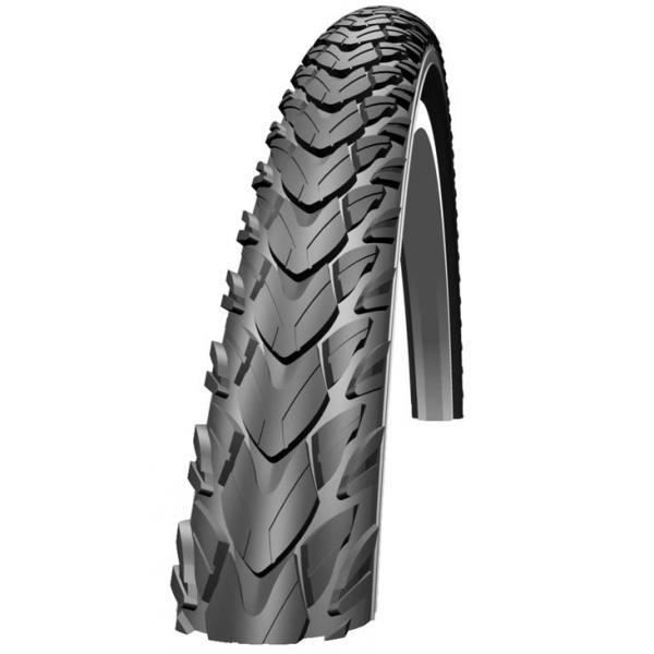 Pneu vélo électrique Schwalbe Marathon Plus Tour HS404 - 26x2 (50-559) - Noir - Tubetype