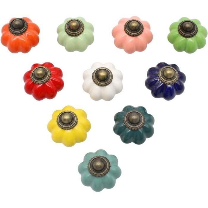 Écusson De Porte Vintage En Céramique Florale – Couvre-trou De Serrure, Shabby Chic