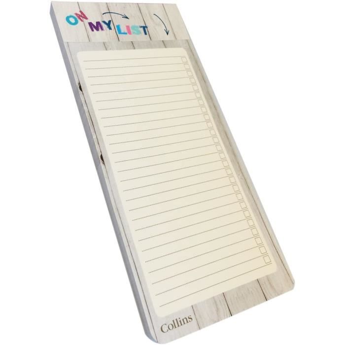 Vaktop Bloc-notes Magnétique – 200 Feuilles Pour Réfrigérateur, Liste De Courses, Bloc Aimanté, Liste à Faire, Bloc Magnétique Pour Réfrigérateur, Pour Rappels, étiquettes De Messages, Calendrier (9 X