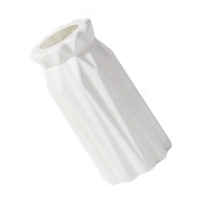 VASE,Beige--Vase à fleurs moderne Imitation céramique, 1 pièce, Arrangement de fleurs en