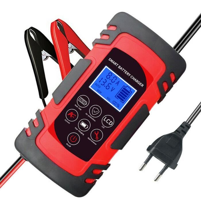 Booster de Batterie 12V / 24V Intelligent Car Battery Charger Impulse