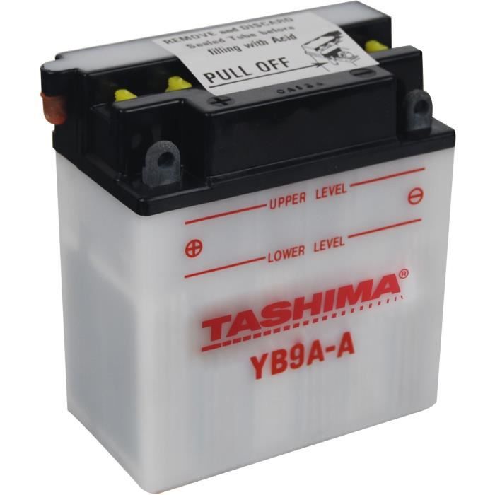 Batterie moto YUASA YB4L-B - 12V 4Ah avec pack acide. Neuve, en stock
