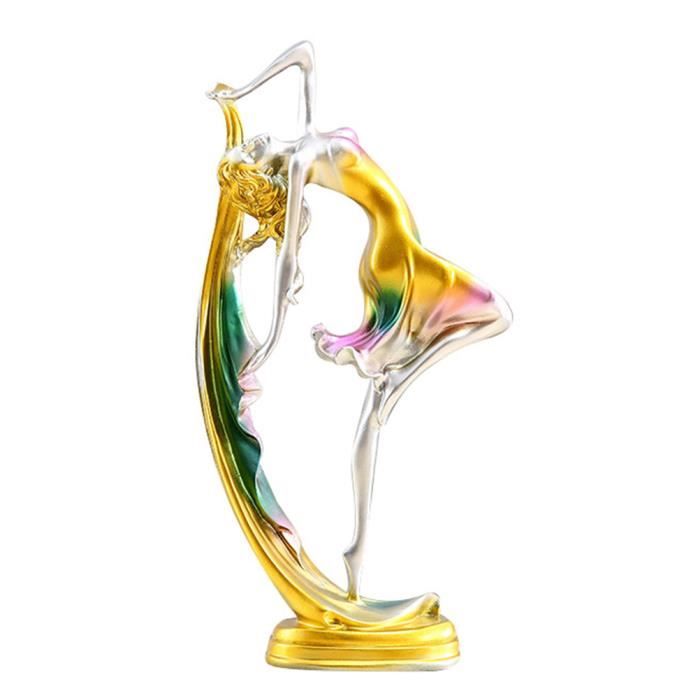 Figurine Danseuse Ballet En Résine - Décoration Moderne, 23,5 Cm, Neuf