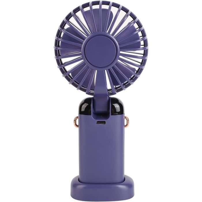 Ventilateur De Cou USB Dancial - Batterie 4000mAh - 3 Vitesses - Sans Pales - Portable Mains Libres