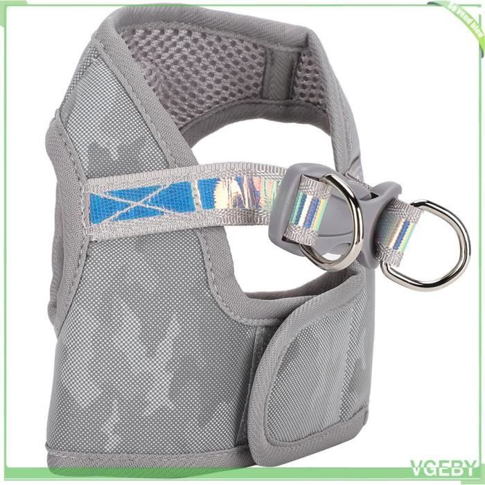 Meilleurs prix pour Harnais Réfléchissant Petit Chien Teddy 4 Tailles 2 Couleurs