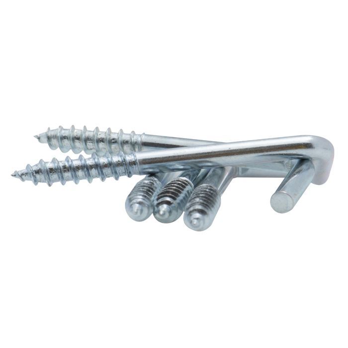 Gond à visser zingué filet bois Vissal 4,5x60mm lot de 5 gonds