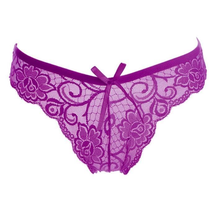 slip femme dentelle