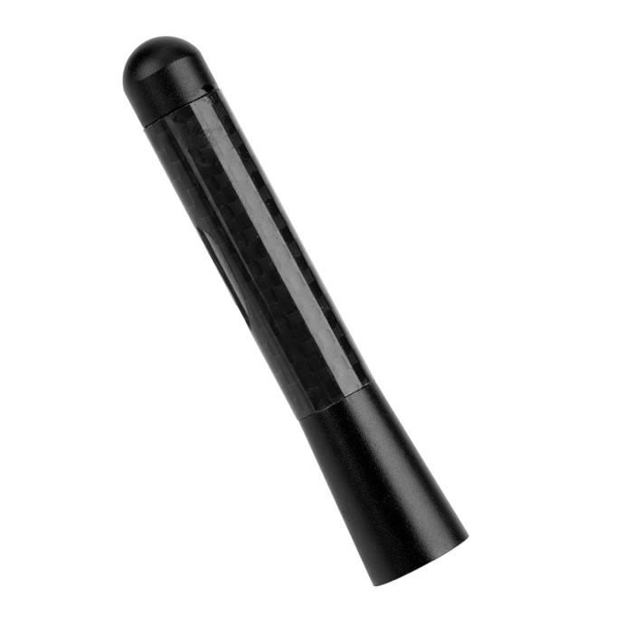 Antenne Voiture Courte 3.5cm Alliage Aluminium Et Fibre Carbone - Design Sportif, Universelle à Visser