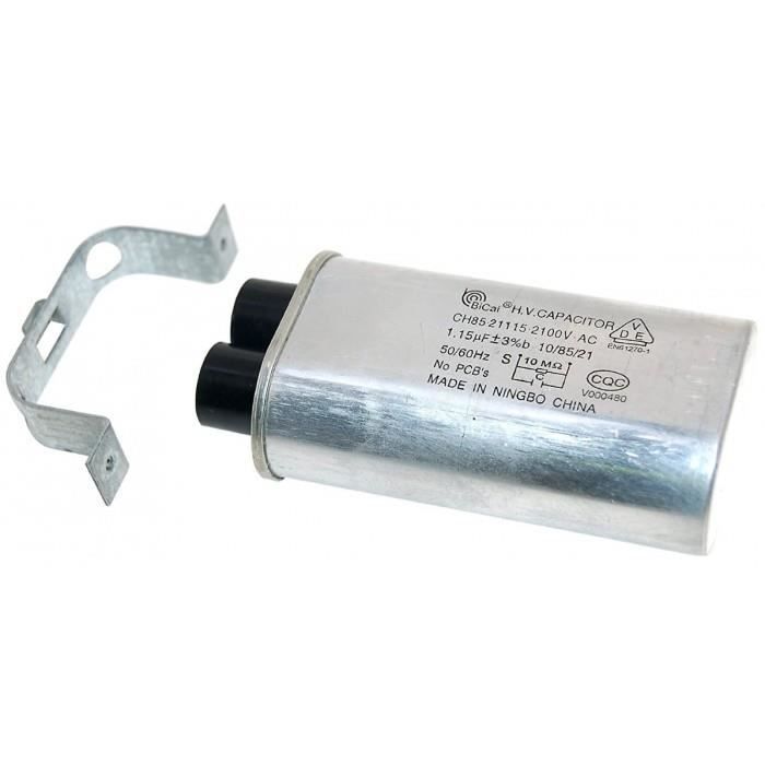 WHIRLPOOL micro-ondes Condensateur 15UF. Véritable numéro de pièce 481912138013 481912138013