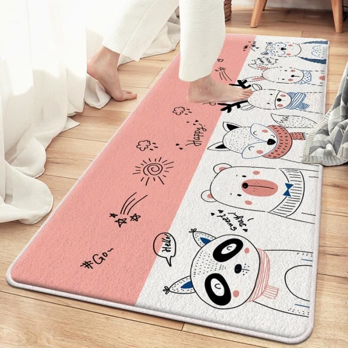 Maison Du Monde Tapis Rond Enfant 140cm - Imitation Cachemire - Antidérapant - Modèles Animaux Tapis Jeu 140cm Imitation Cachemire Antidérapant Animaux
