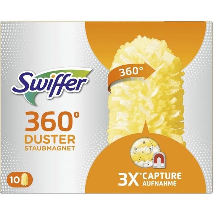 SWIFFER Kit plumeau dépoussiérant 360° Duster XXL - 2 plumeaux