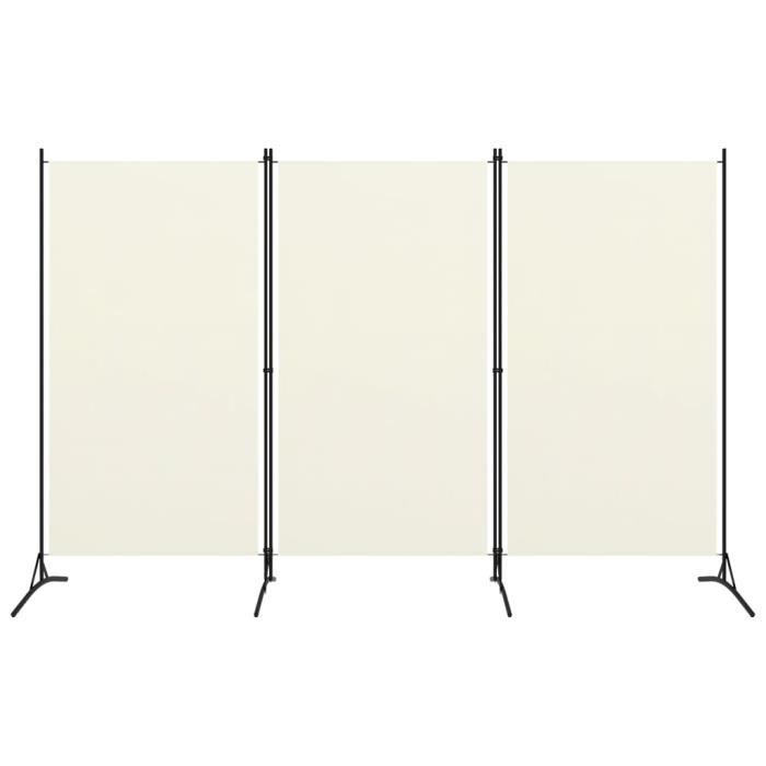 Cloison de séparation - ZJCHAO - 3 panneaux - Blanc - 260x180 cm