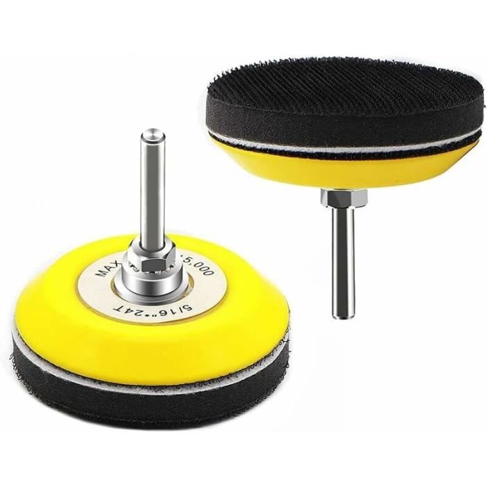 Patins De Ponçage Pour Ponceuse Orbitale - 150mm (5/16-24) - Lot De 2 - Design 37 Trous - Compatible MAXXT