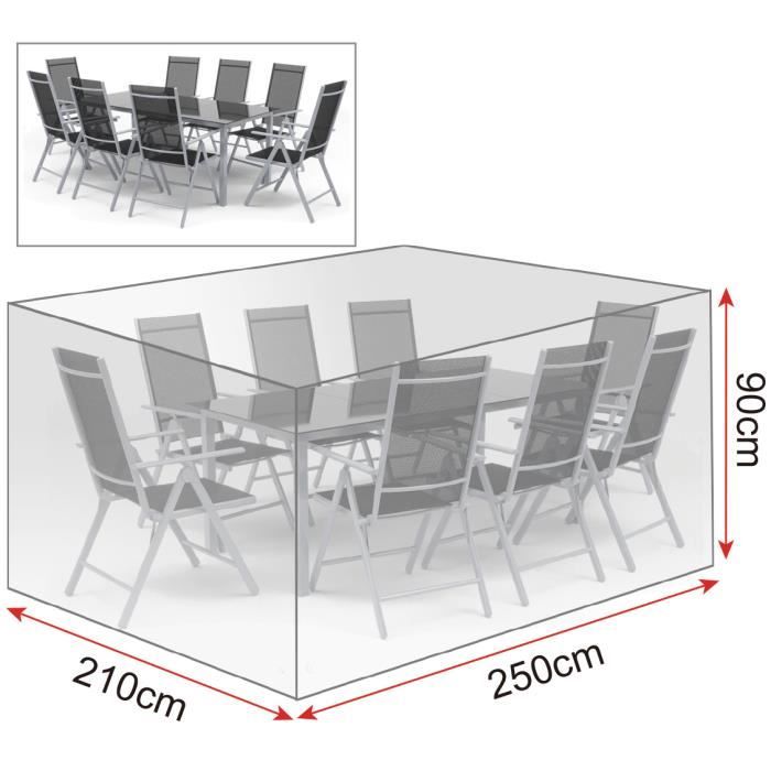 Housse de protection extérieur pour tables ou chaises, 3 modèles au choix  dès 10,90€ (jusqu'à 45% de réduction)