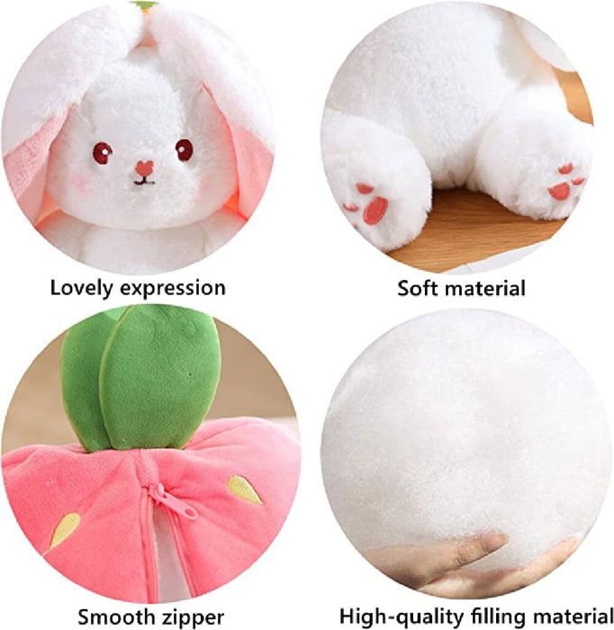 Peluche Carotte Géante ERINGOGO – Oreiller Câlin Tout Doux, 54 Cm, Déco Et Jeu