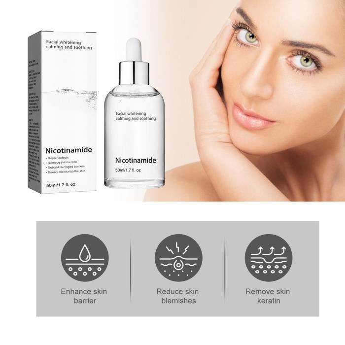 Sérum Niacinamide pour l'élimination des taches du visage Minimisant les